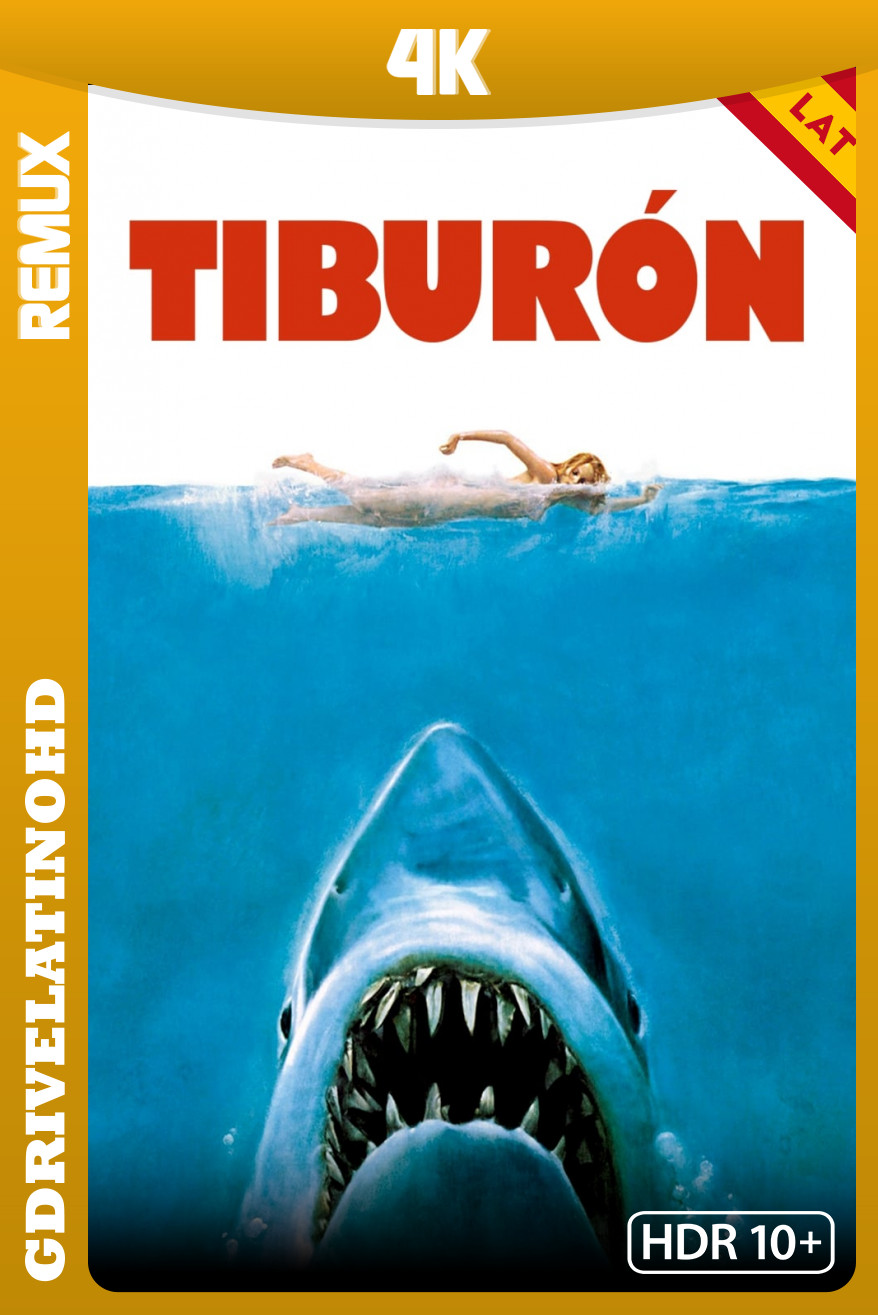 Tiburón (1975) BDRemux 4K HDR10+ Latino-Inglés