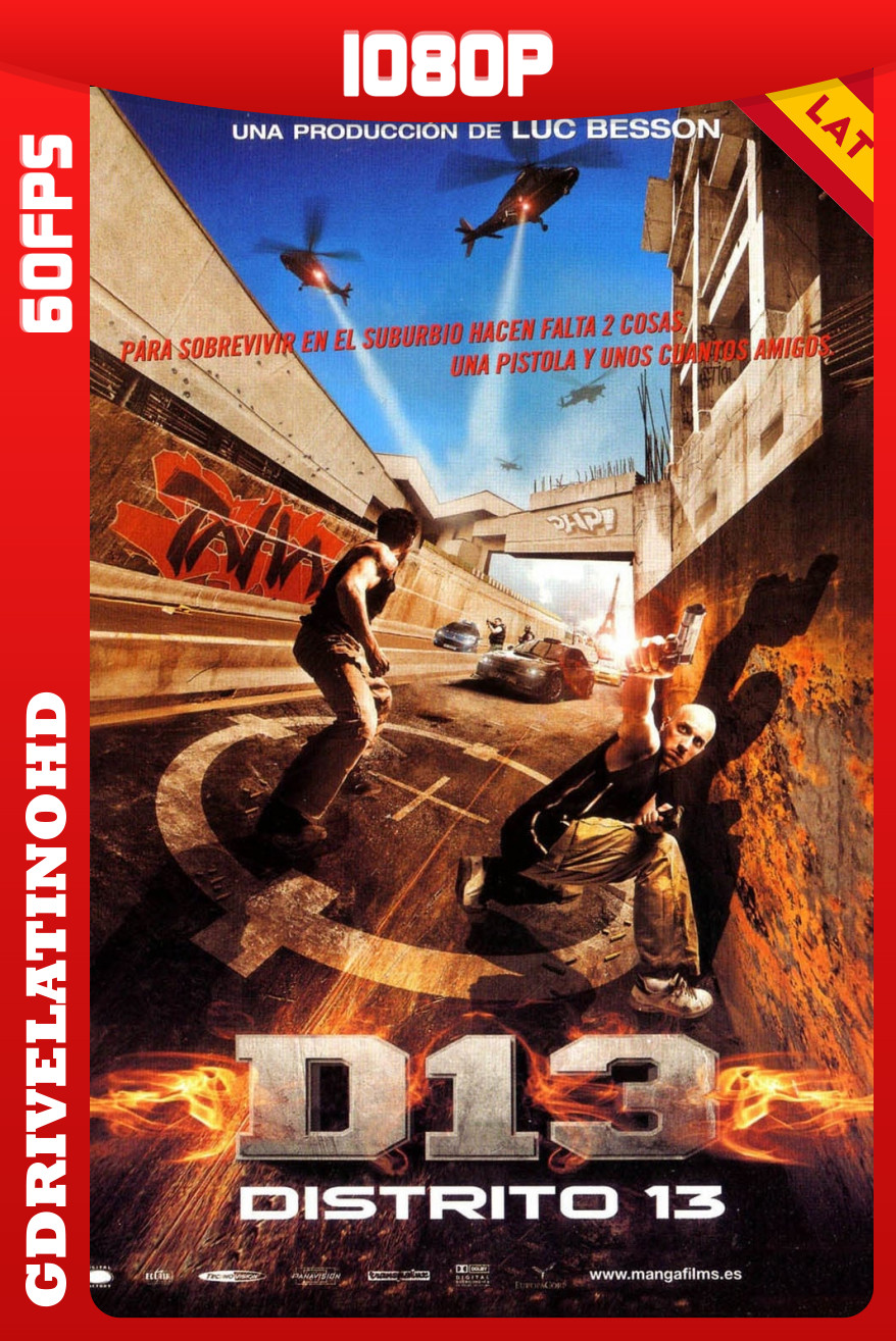 Distrito 13 (2004) BDRip 60FPS 1080p Latino