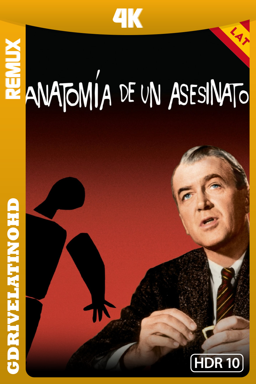 Anatomía de un asesinato (1959) BDRemux 4K HDR10 Latino-Inglés