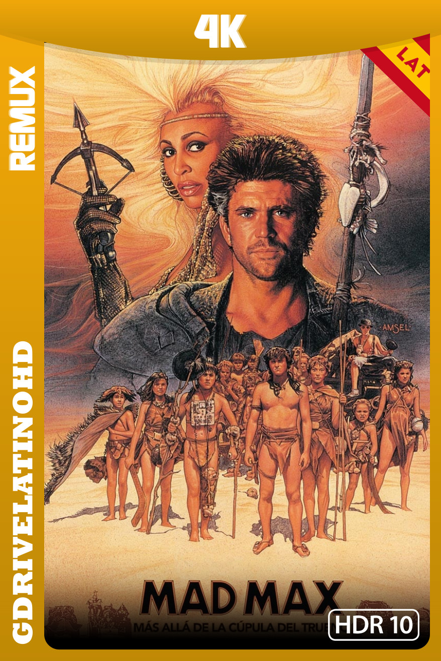 Mad Max 3: Más Allá de la Cúpula del Trueno (1985) BDRemux 4K HDR10 Latino-Inglés