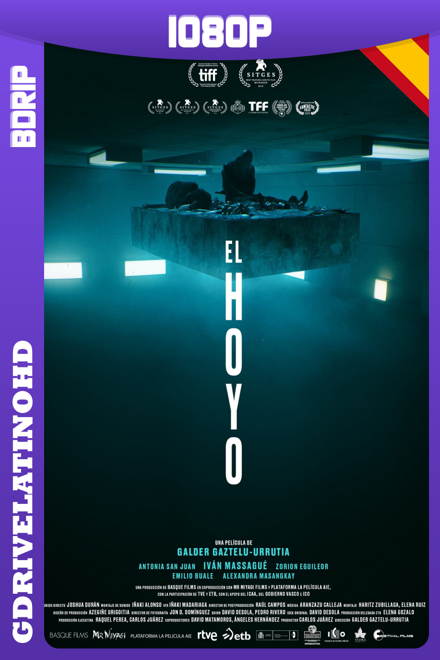 El hoyo (2019) BDRip 1080p Castellano-Ingles