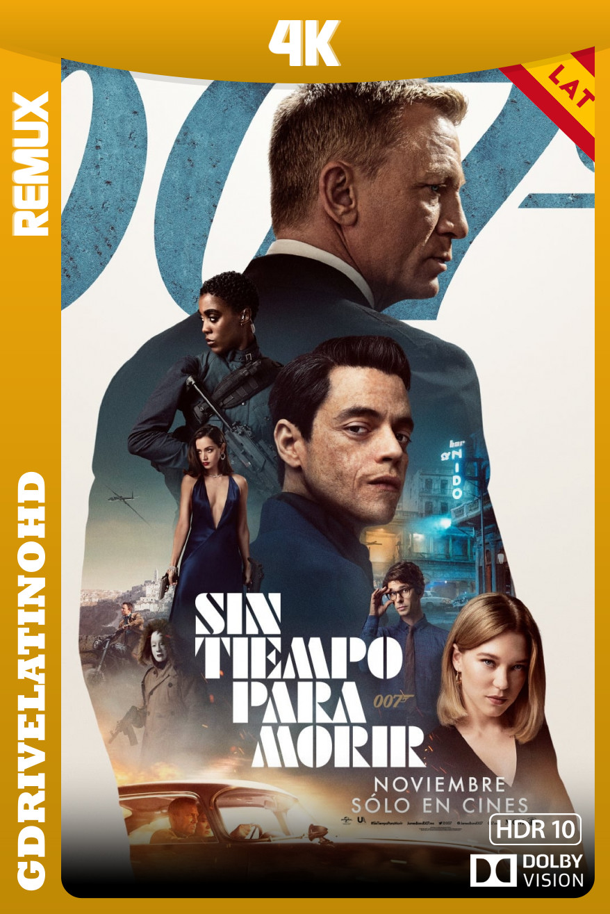 007: Sin tiempo para morir (2021) BDRemux 4K DV HDR10 Latino-Inglés