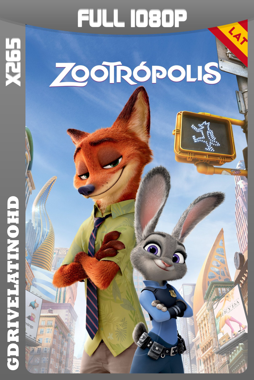 Zootopia (2016) BDRip x265 1080p Latino-Inglés