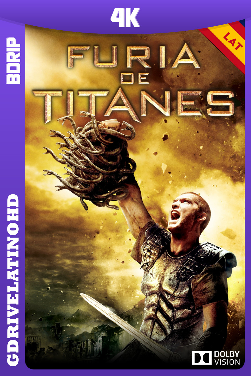 Furia de Titanes (2010) BDRip 4K DV Latino-Castellano-Inglés