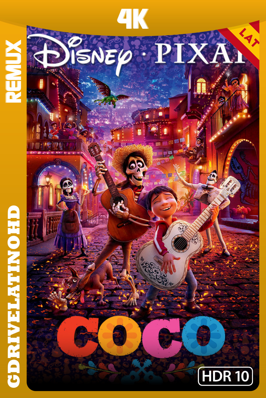 Coco (2017) BDRemux 4K HDR10 Latino-Inglés