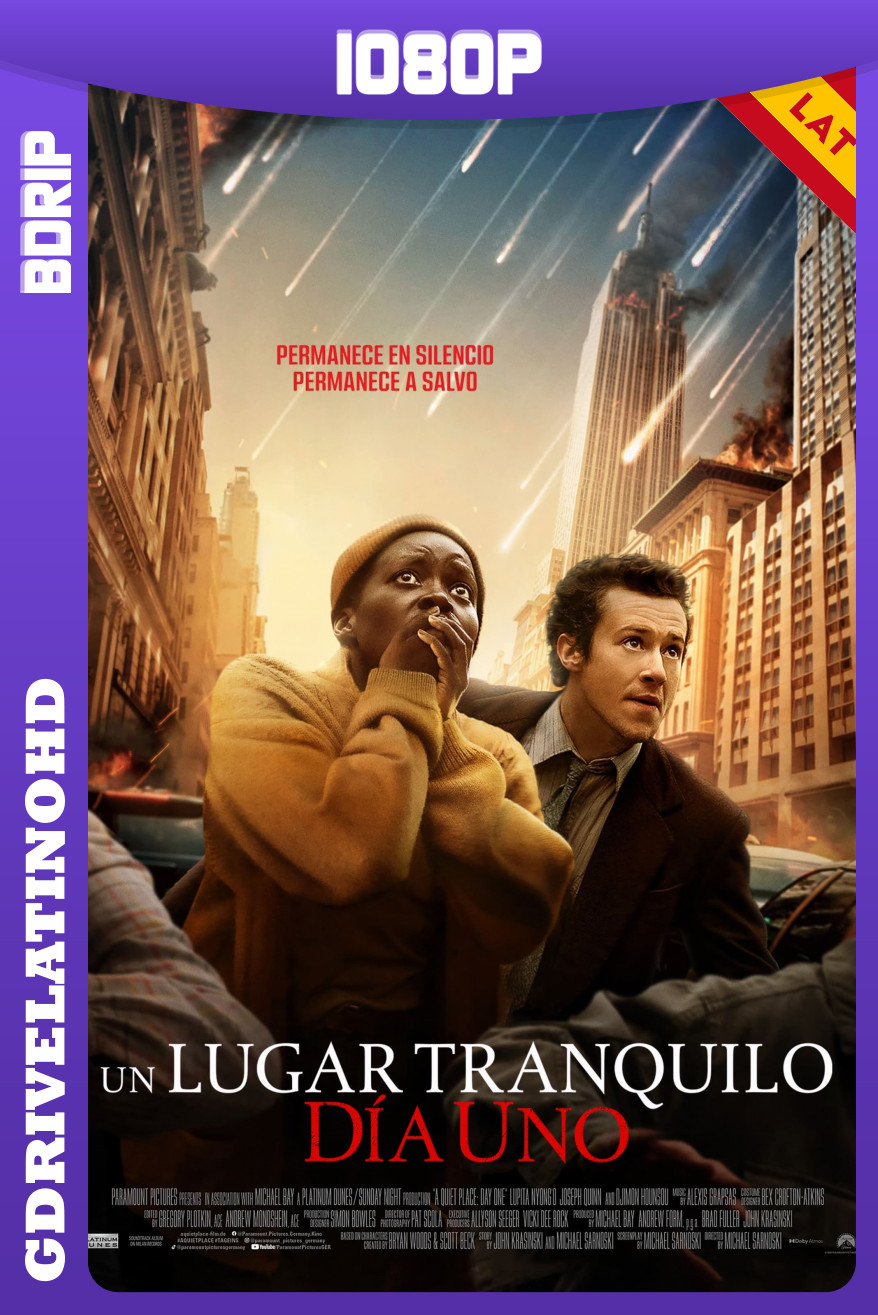 Un lugar en silencio: Día uno (2024) BDRip 1080p Latino-Inglés