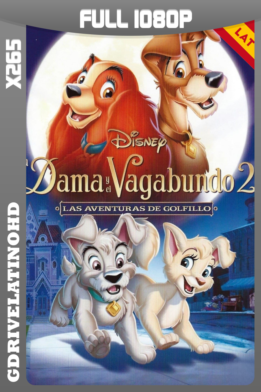 La Dama y el Vagabundo II: Las aventuras de Scamp (2001) BDRip x265 1080p Latino-Inglés