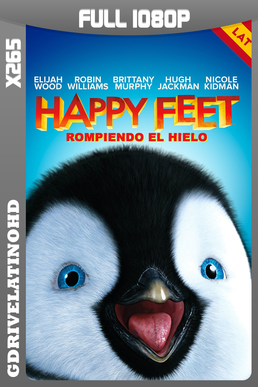 Happy Feet: El pingüino (2006) BDRip x265 1080p Latino-Inglés