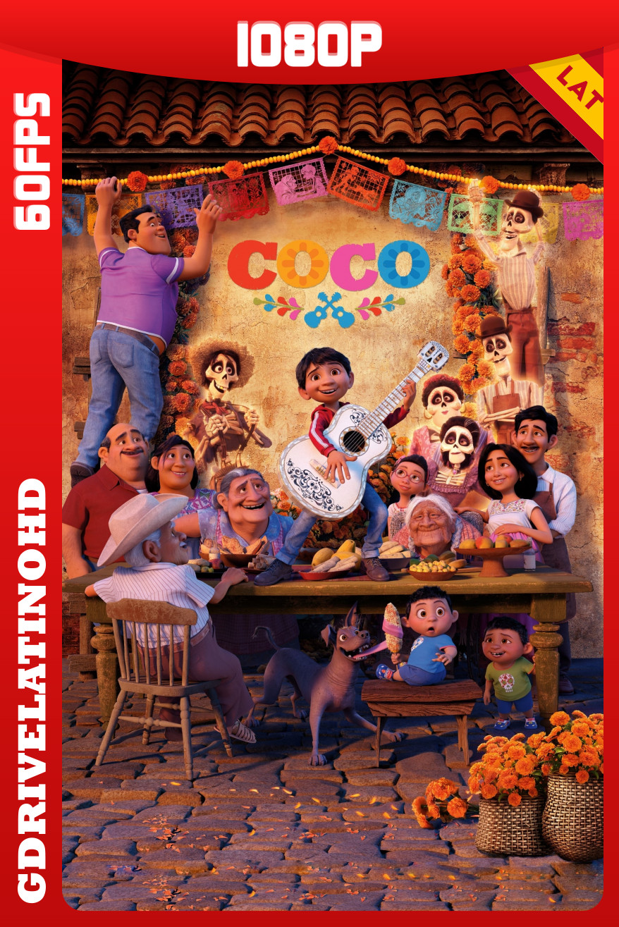 Coco (2017) BDRip 60FPS 1080p Latino-Inglés