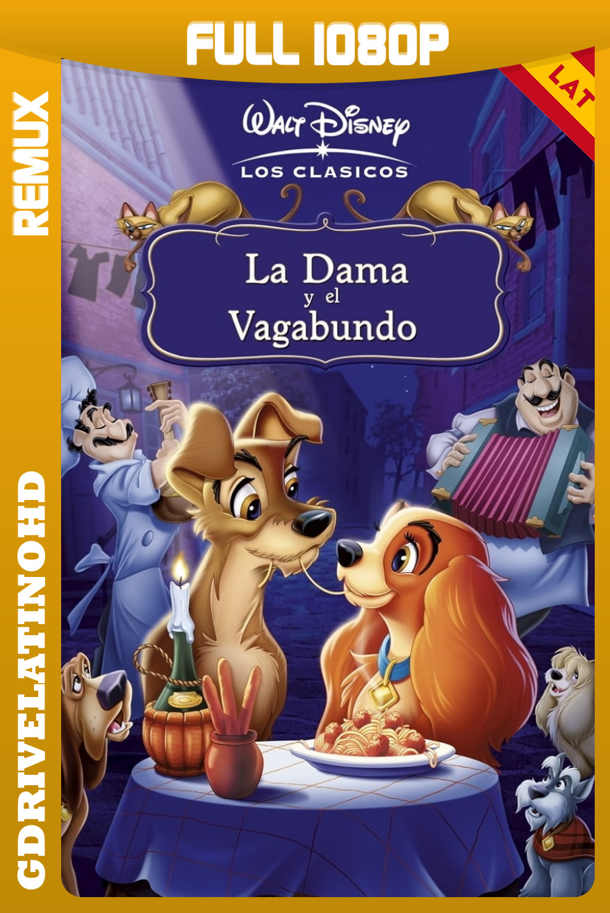 La dama y el vagabundo (1955) BDRemux 1080p Latino-Inglés