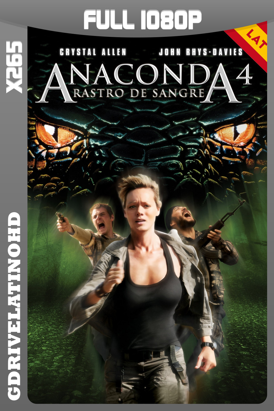 Anaconda 4: Rastro de Sangre (2009) BDRip x265 1080p Latino-Inglés