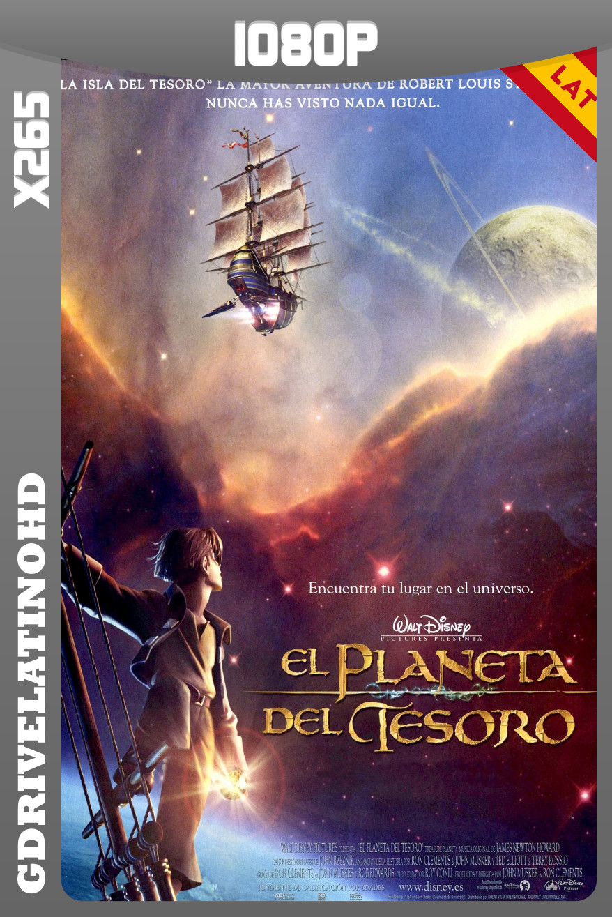 El planeta del tesoro (2002) BDRip x265 1080p Latino-Inglés