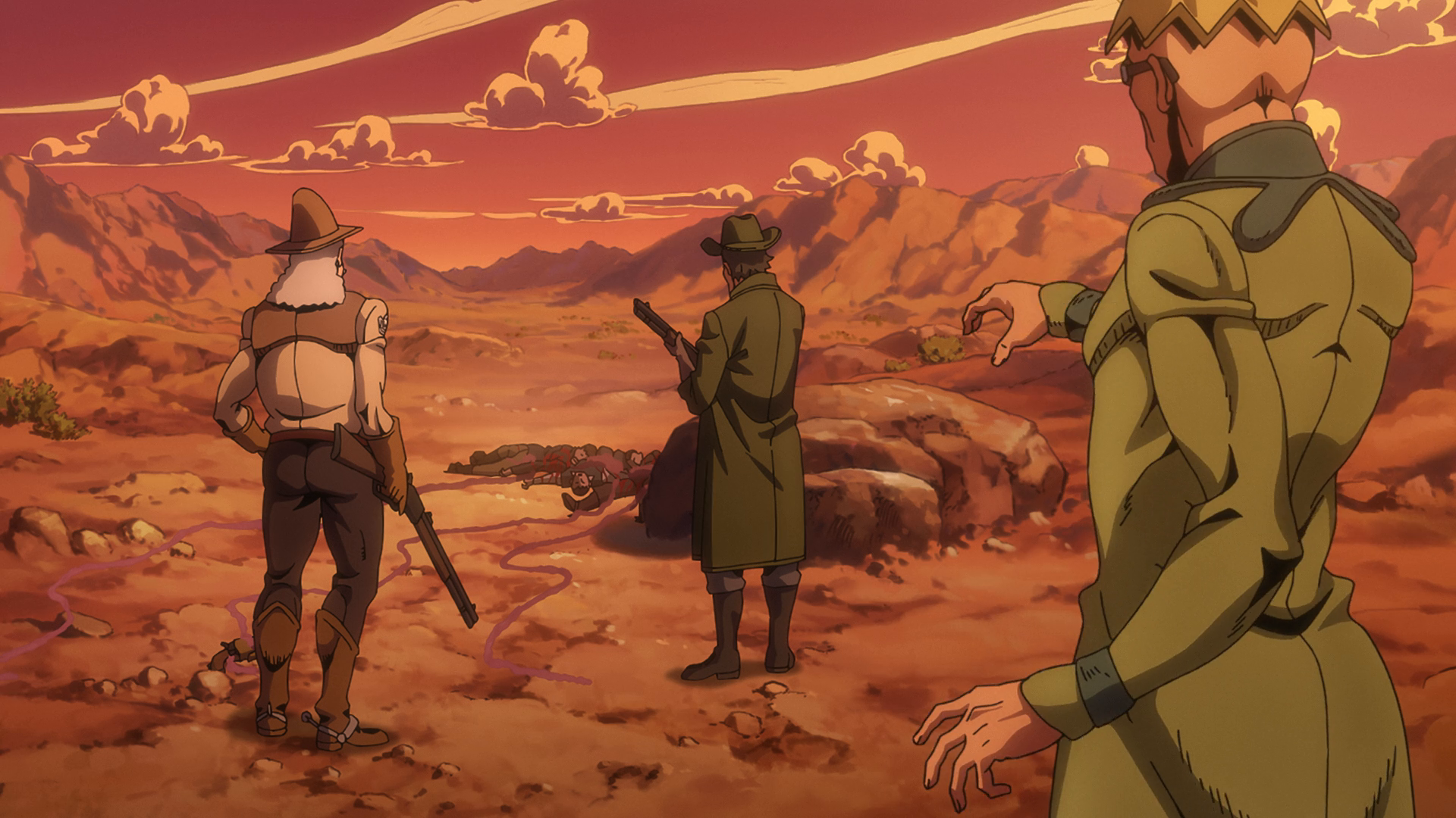 JoJos Bizarre Adventure S06E02 The Sheriffs Request to Mountain Tim 1080p NF WEB-DL MULTi AAC2.0 H.264-VARYG (JoJo no Kimyou na Bouken Part 5: Ougon n