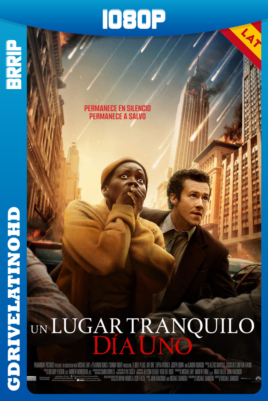 Un lugar en silencio: Día uno (2024) BRRip 1080p Latino-Inglés